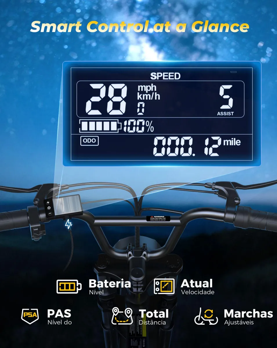 BICICLETA ELÉTRICA LAMBO EB5 MAX - EBIKES LAMBO
