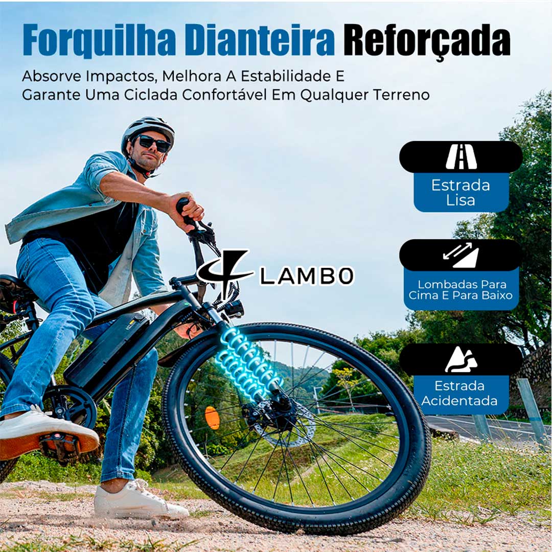 BICICLETA ELÉTRICA LAMBO EB3 - EBIKES LAMBO