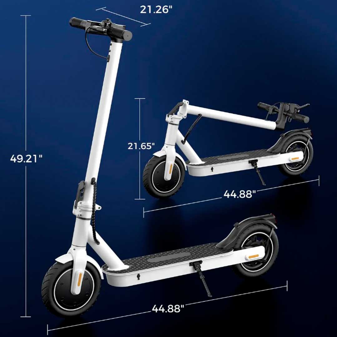 Patinete Elétrico Lambo W3 Branco - EBIKES LAMBO
