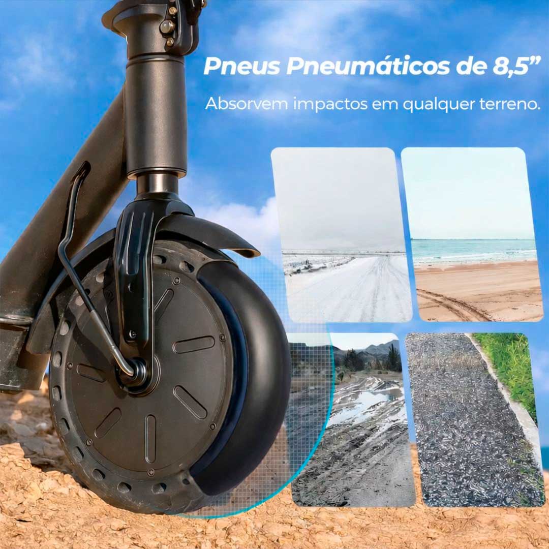 Patinete Elétrico Lambo W3 Preto - EBIKES LAMBO