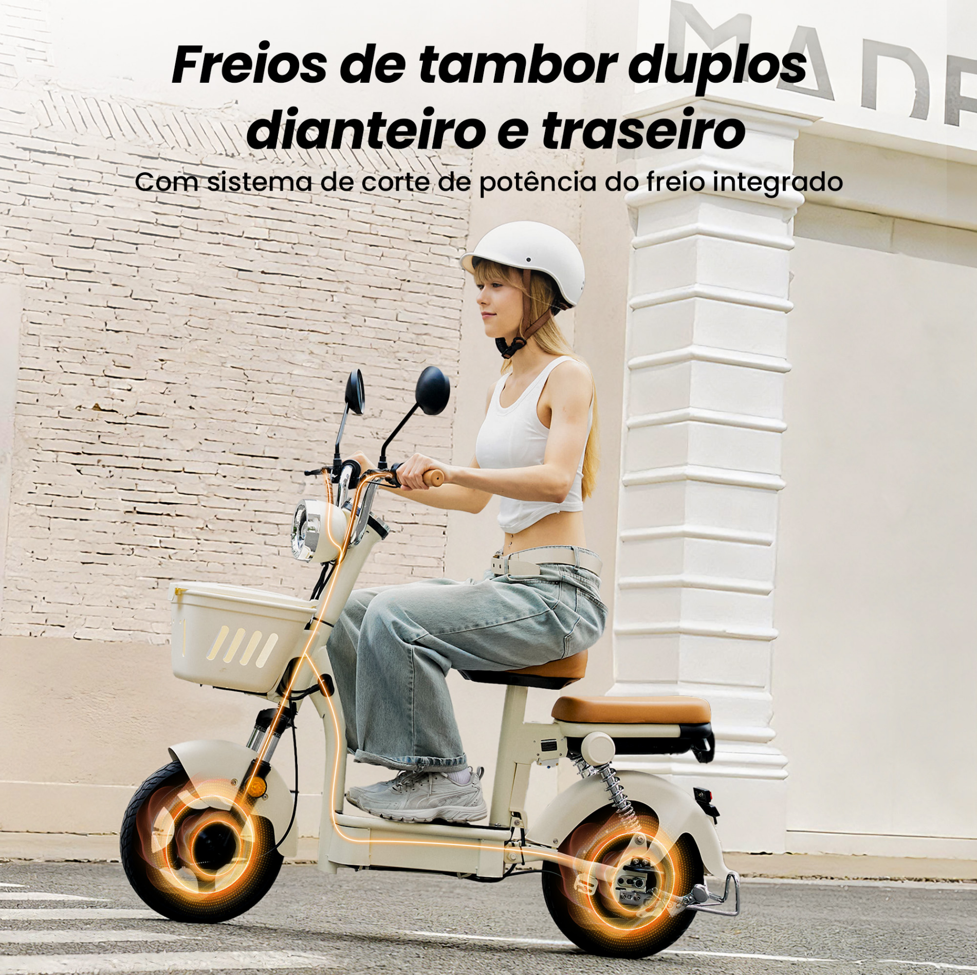 Scooter Elétrica Y16 - Ebikes Lambo