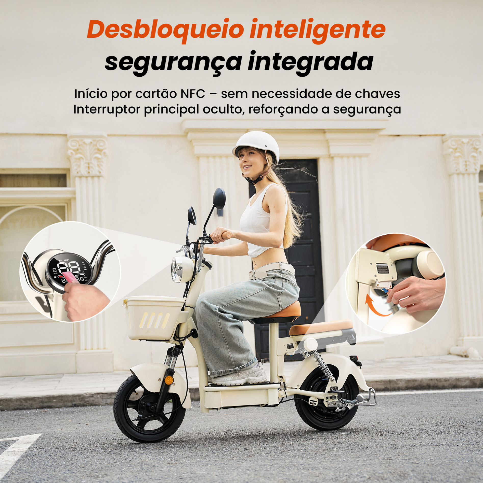 Scooter Elétrica Y16 - Ebikes Lambo