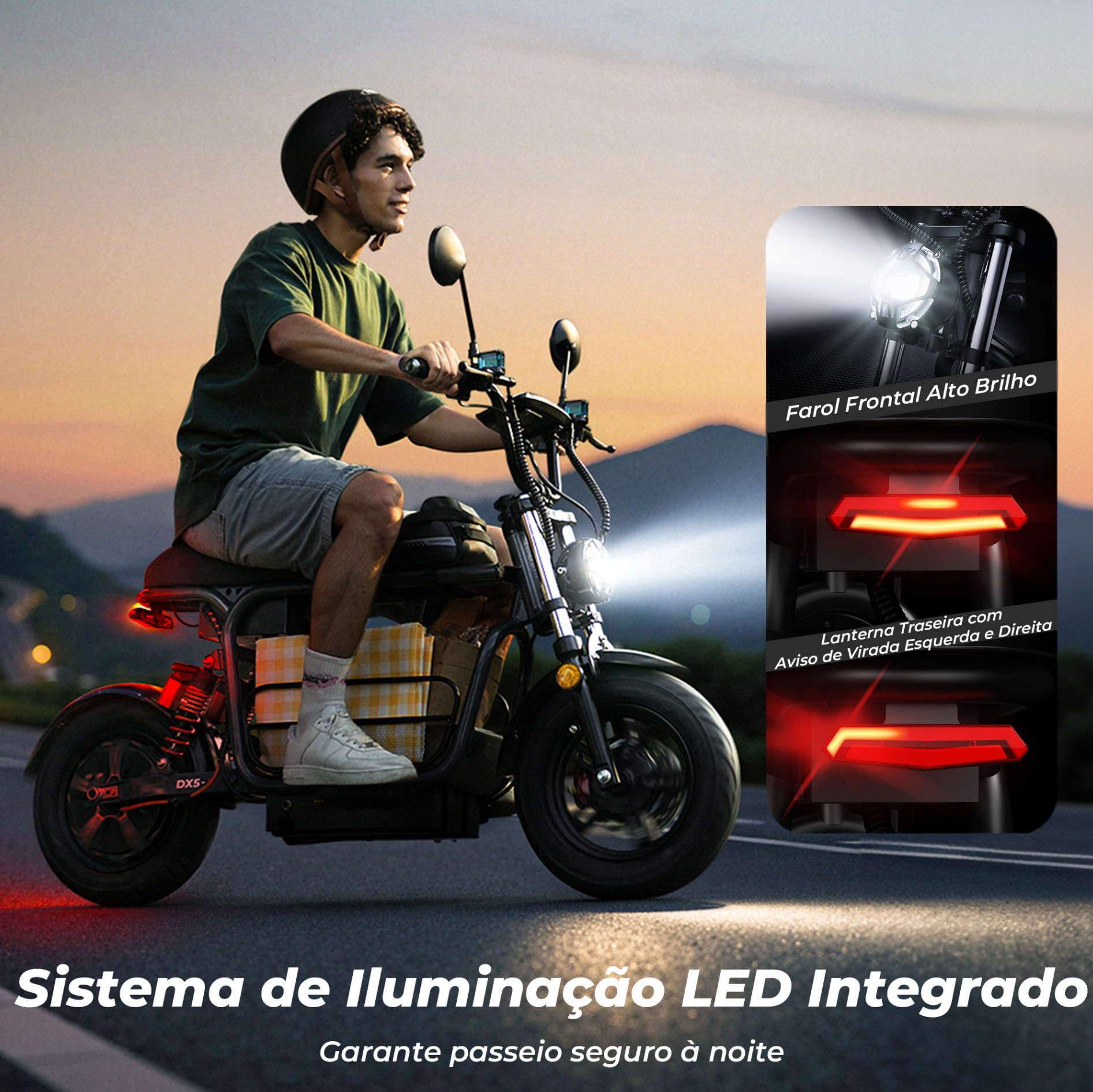 Scooter Elétrica DX5 - Ebikes Lambo