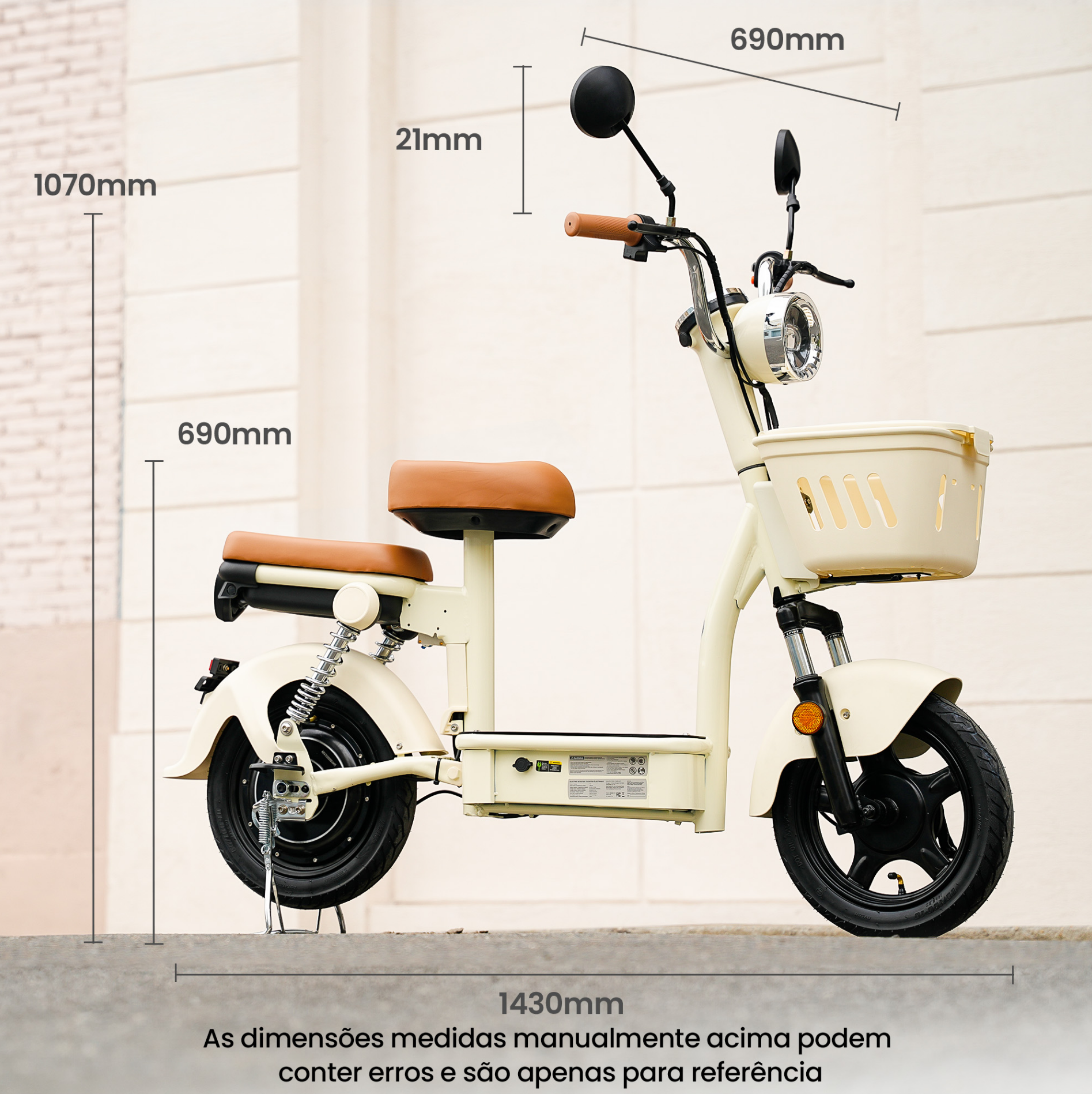 Scooter Elétrica Y16 - Ebikes Lambo