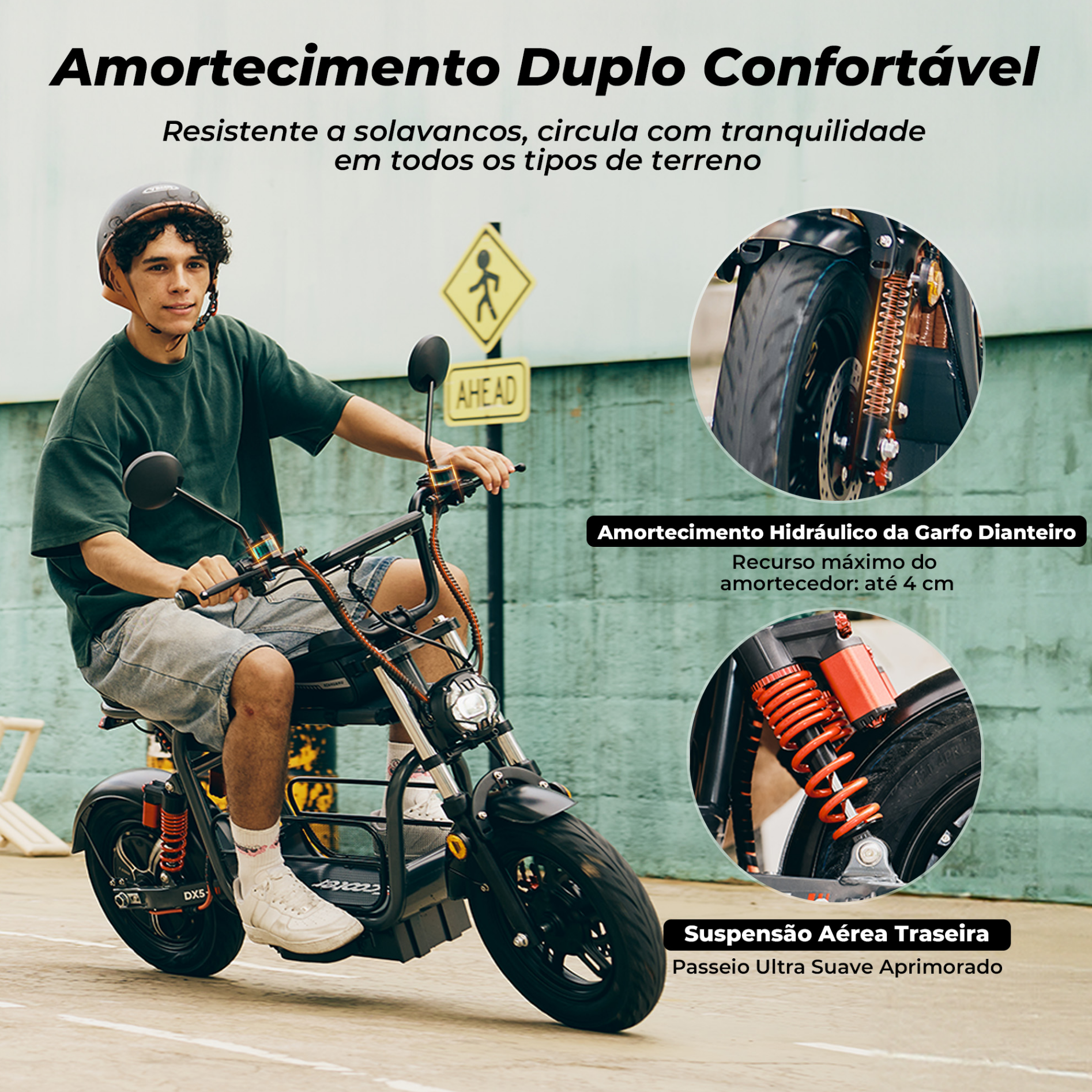 Scooter Elétrica DX5 - Ebikes Lambo