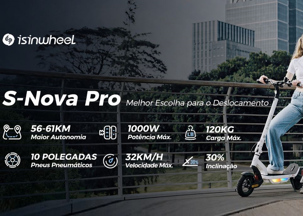 Patinete Elétrico S-Nova Pro - Ebikes Lambo