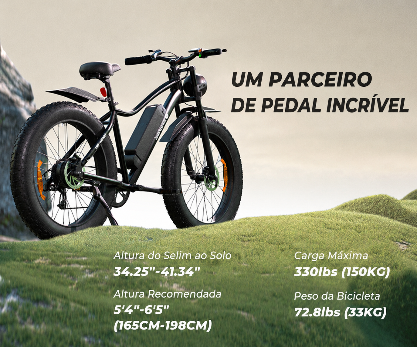 Bicicleta Elétrica M10 Plus - Ebikes Lambo