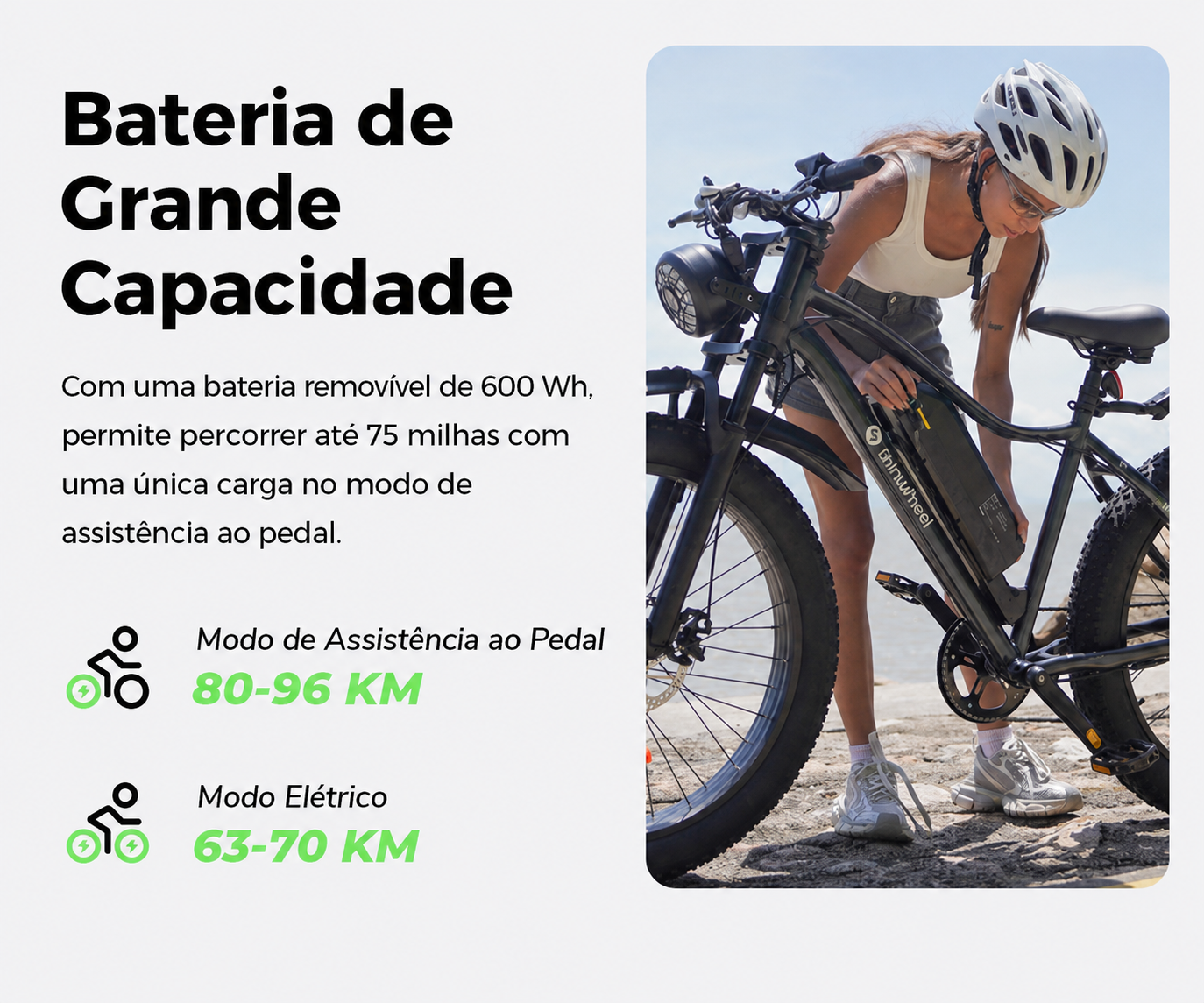 Bicicleta Elétrica M10 Plus - Ebikes Lambo