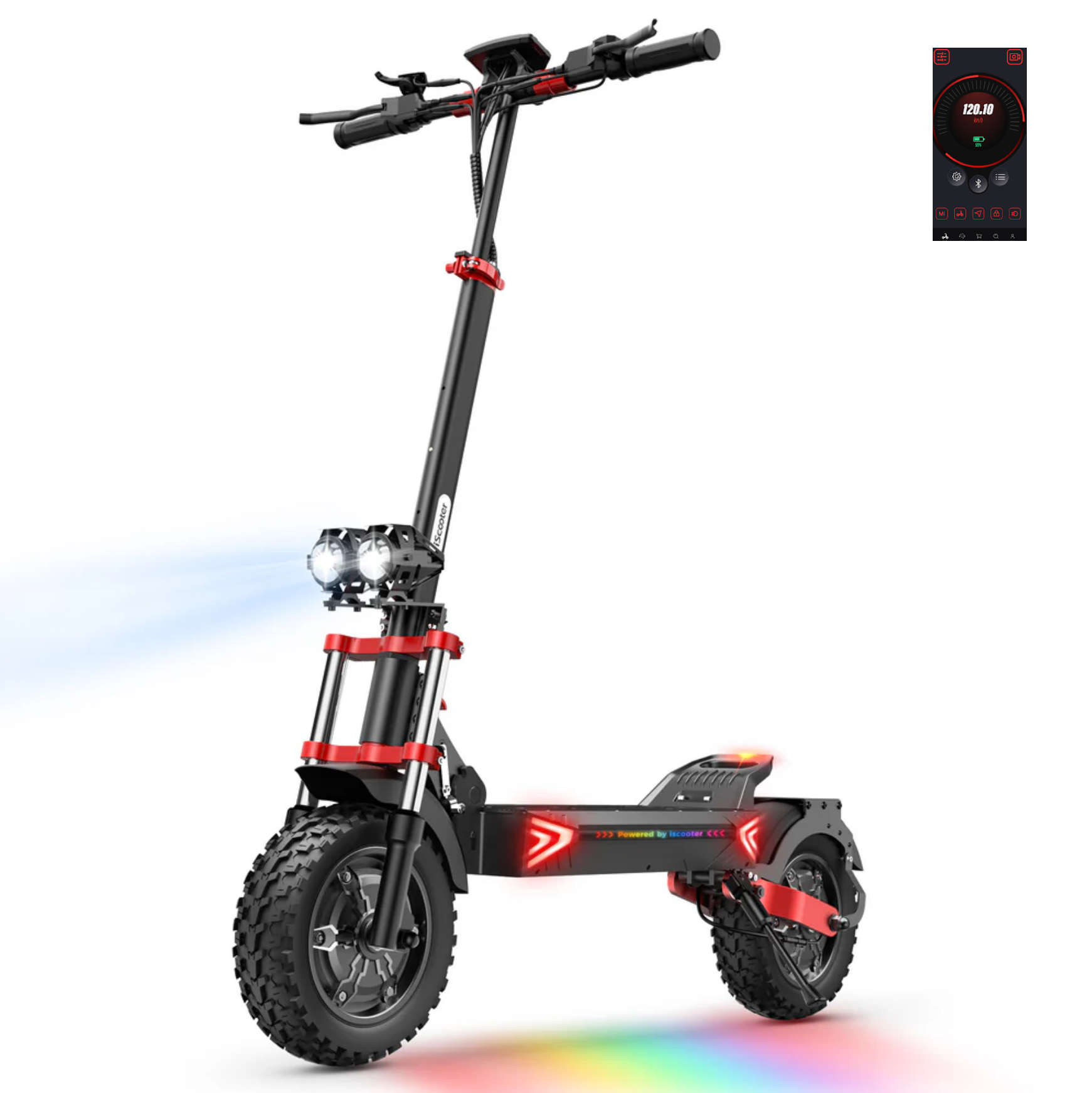 Patinete Elétrico iX8 - Patinete elétrico de 1200w*2 - Ebikes Lambo