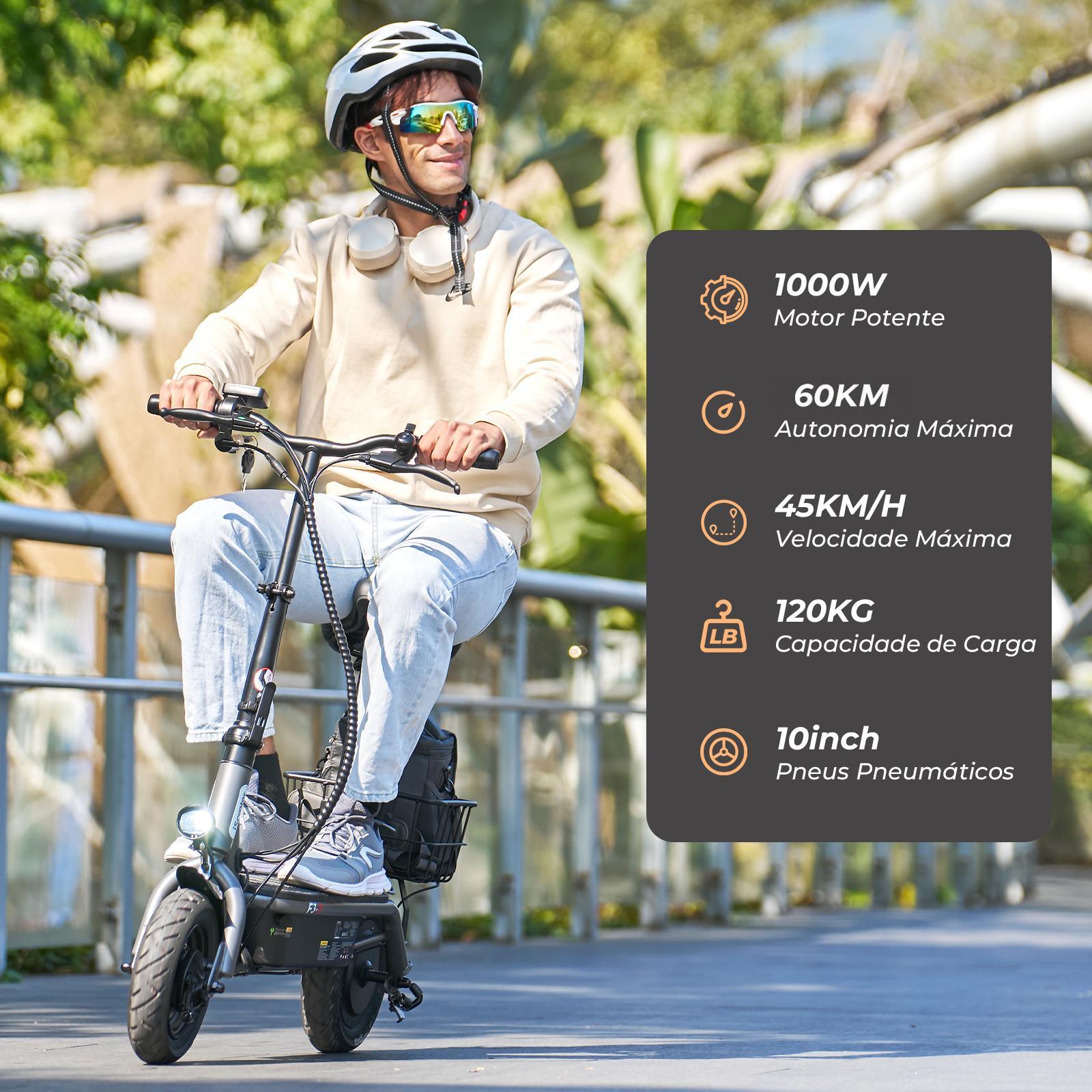 Scooter Elétrica F3 - Scooter elétrica de 1000w - Ebikes Lambo