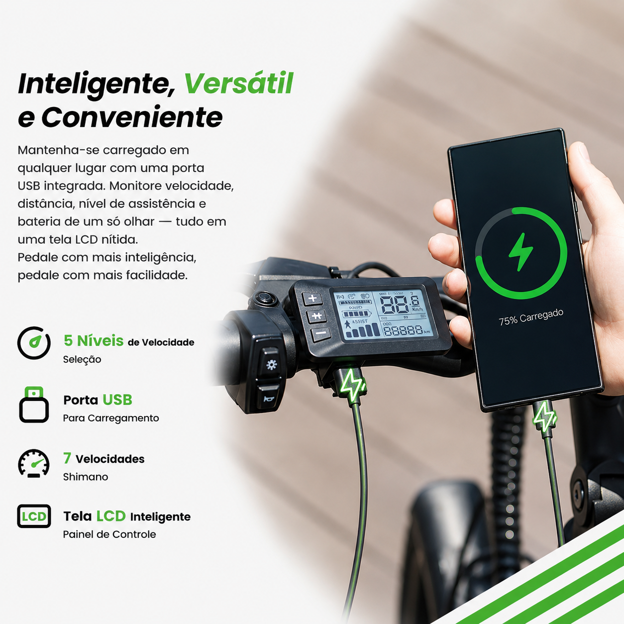 Bicicleta Elétrica M10 Pro - Ebikes Lambo
