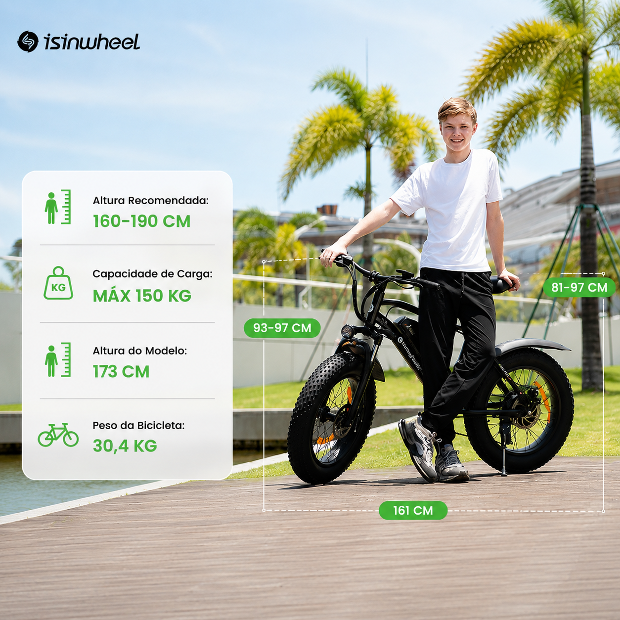 Bicicleta Elétrica M10 Pro - Ebikes Lambo