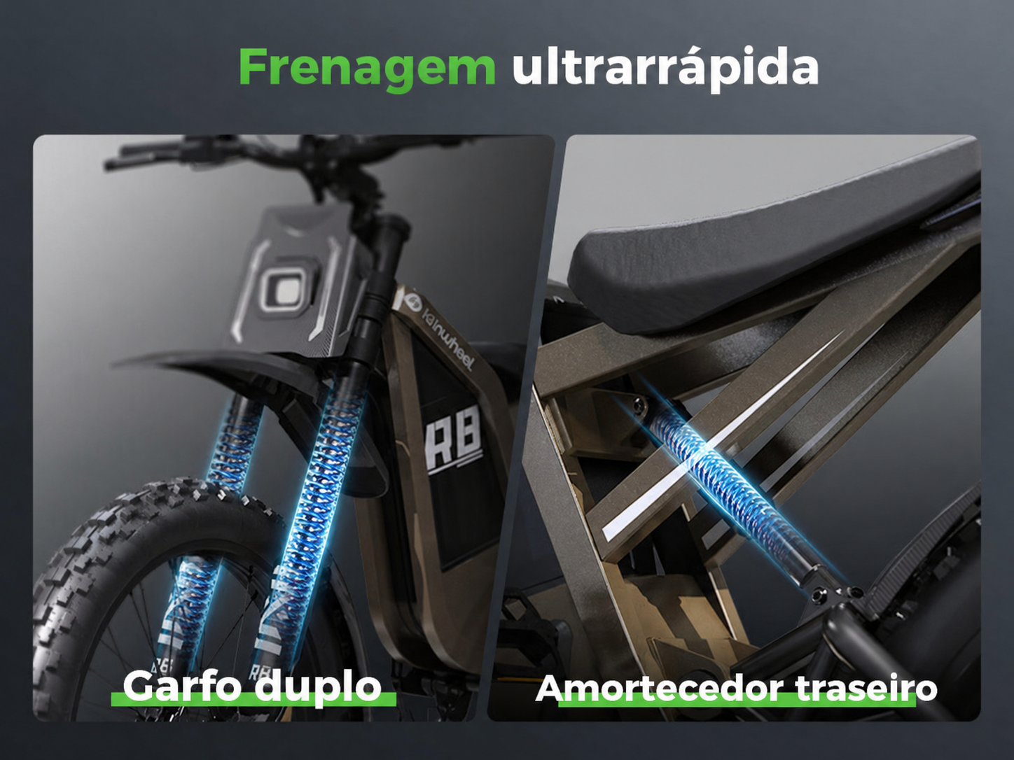 Moto elétrica R8 - Bicicleta Elétrica R8 com 2000w - Ebikes Lambo