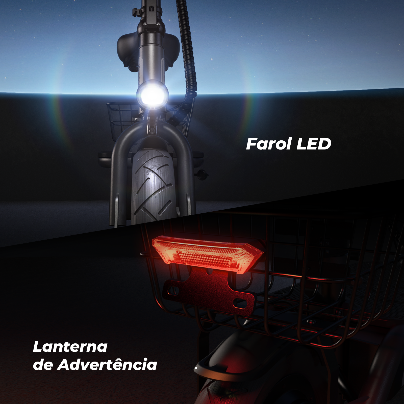Scooter Elétrica F3 - Scooter elétrica de 1000w - Ebikes Lambo
