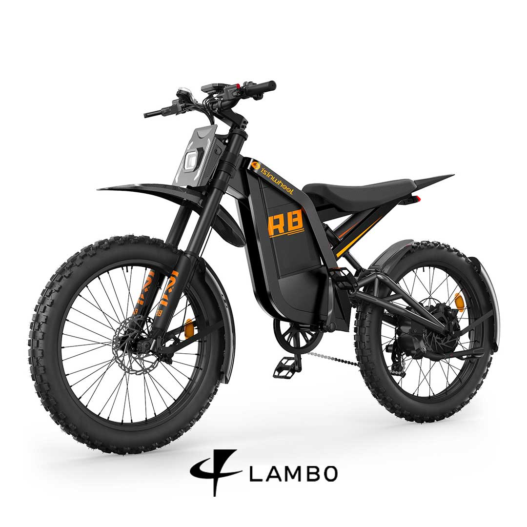 Moto elétrica R8 - Bicicleta Elétrica R8 com 2000w - Ebikes Lambo