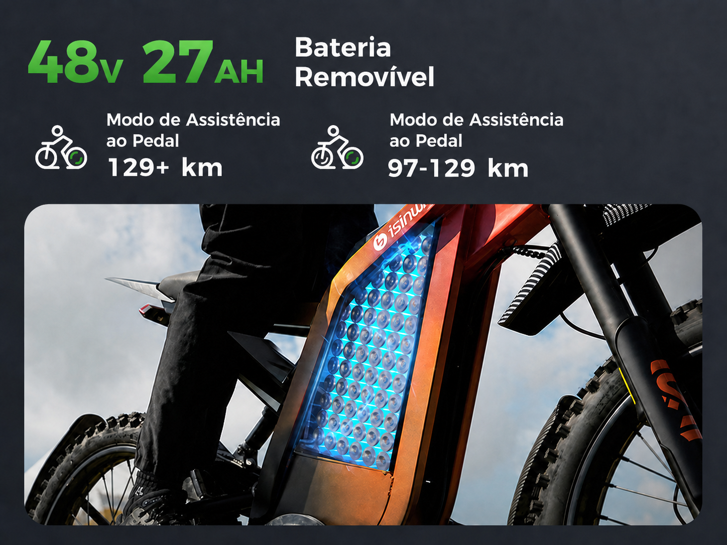 Moto elétrica R8 - Bicicleta Elétrica R8 com 2000w - Ebikes Lambo
