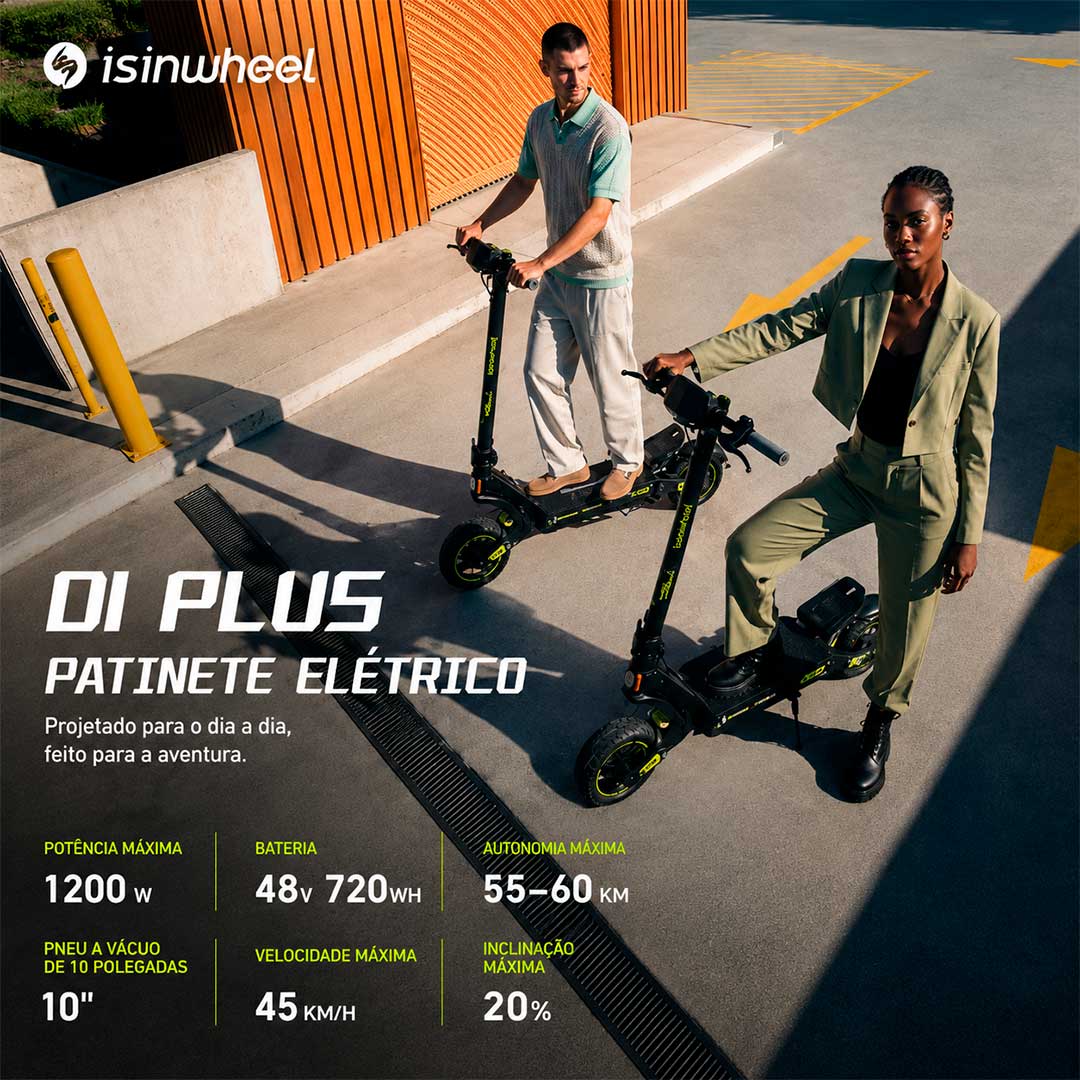 Patinete elétrico D1 Plus - Patinete elétrico de 1200w - Ebikes Lambo Patinete elétrico D1 Plus - Patinete elétrico de 1200w - Ebikes Lambo