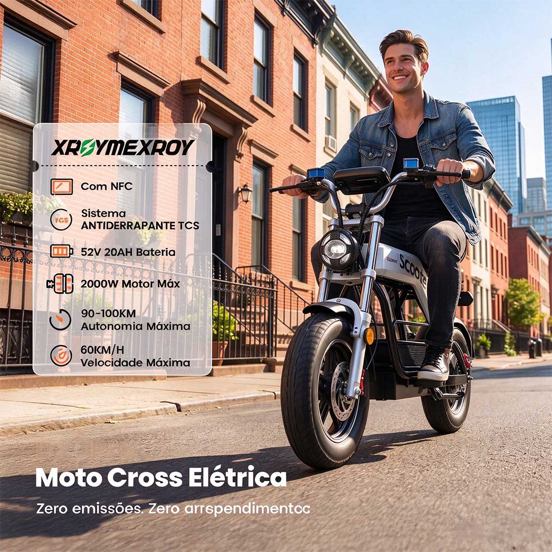Scooter Elétrico DX5 Pro - Scooter elétrico 2000w - Ebikes Lambo