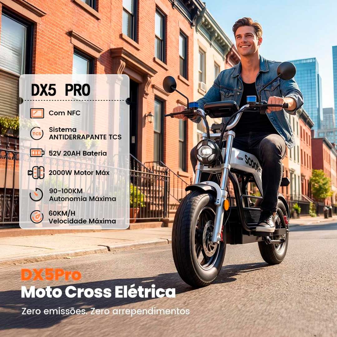 Scooter Elétrico DX5 Pro - Scooter elétrico 1500w - Ebikes Lambo Scooter Elétrico DX5 Pro - Scooter elétrico 1500w - Ebikes Lambo