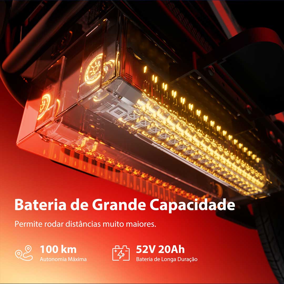 Scooter Elétrico DX5 Pro - Scooter elétrico 2000w - Ebikes Lambo