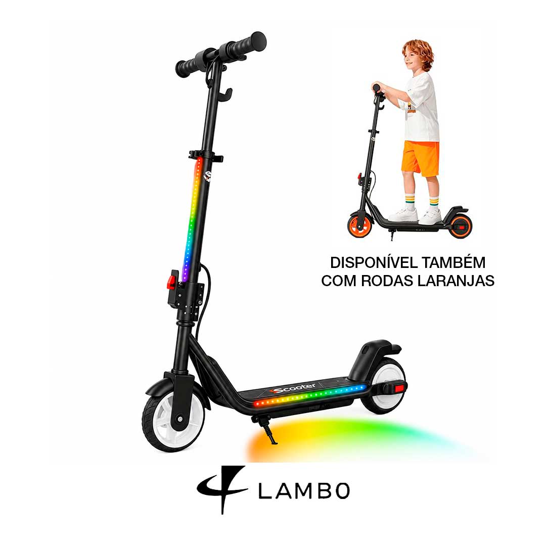 Patinete Elétrico iK3 Max - Patinete elétrico de 200w - Ebikes Lambo Patinete Elétrico iK3 Max - Patinete elétrico de 200w - Ebikes Lambo