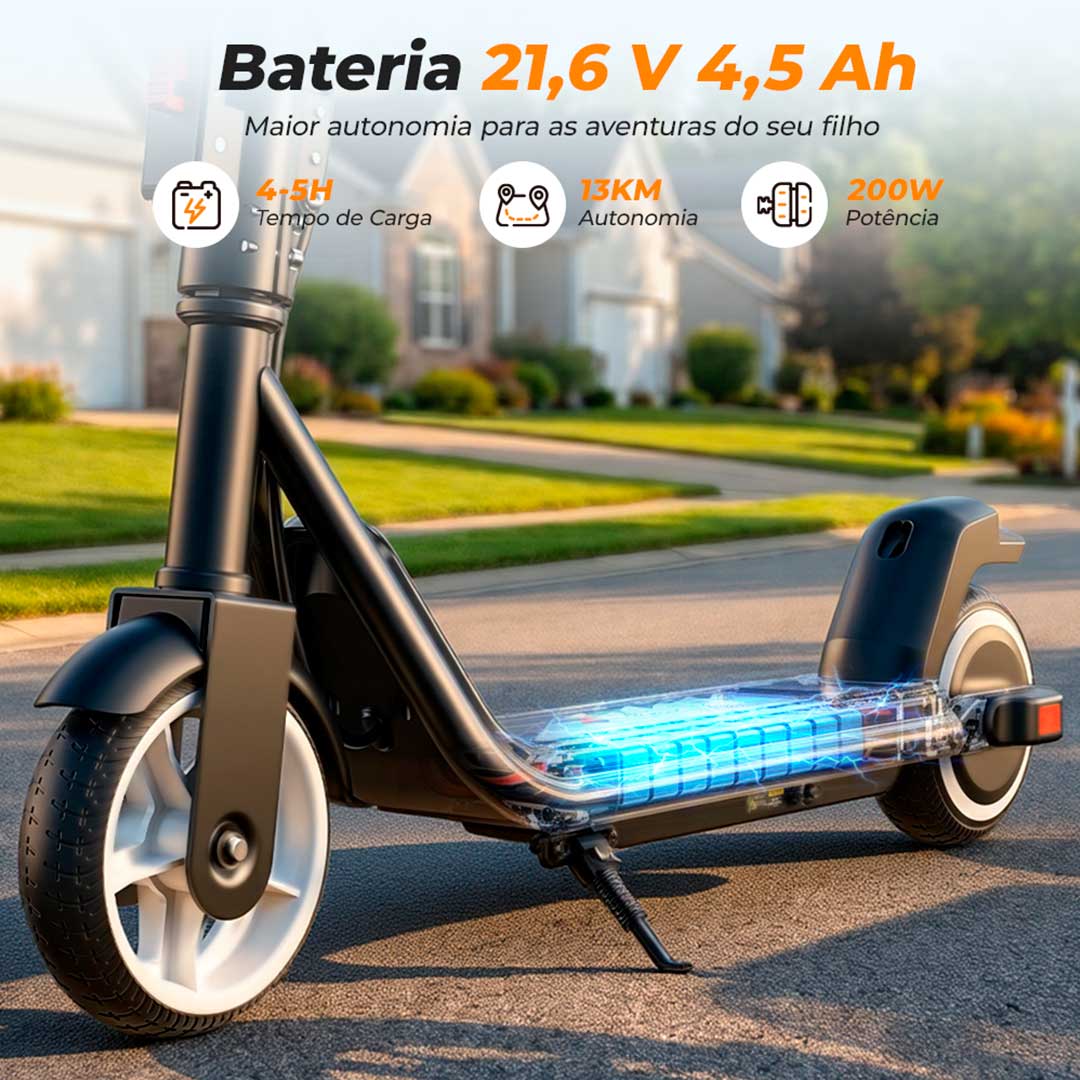 Patinete Elétrico iK3 Max - Patinete elétrico de 200w - Ebikes Lambo Patinete Elétrico iK3 Max - Patinete elétrico de 200w - Ebikes Lambo